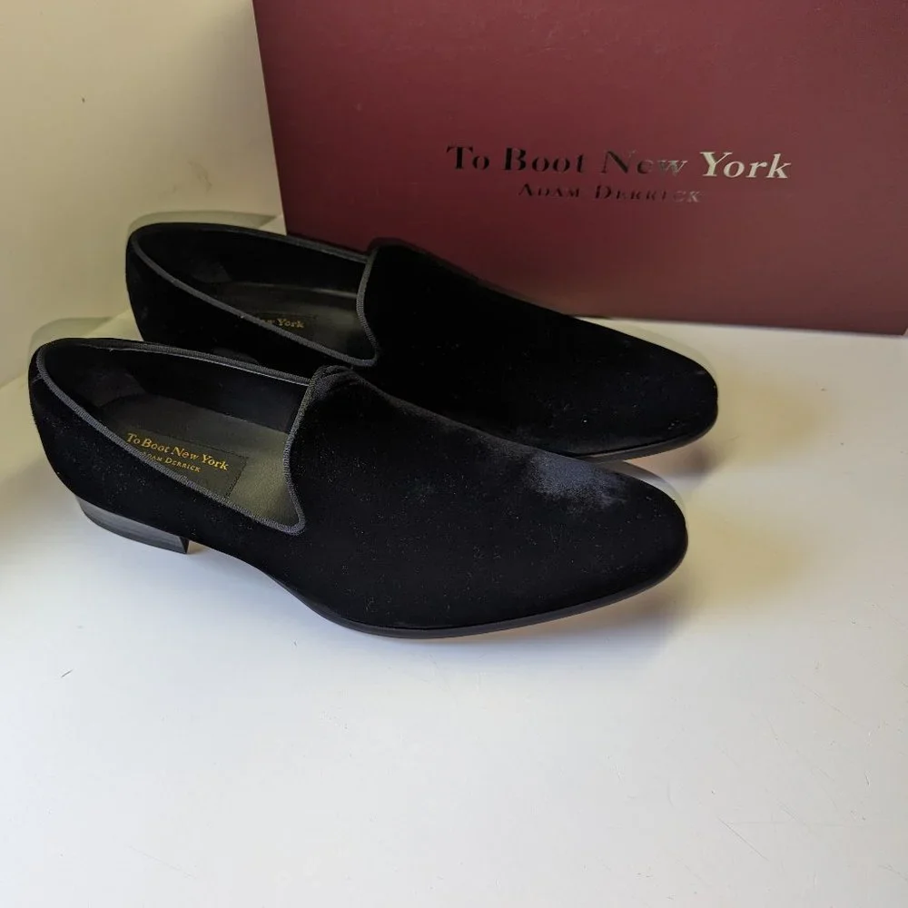 NIB To Boot New York Velvet Loafers Size 10 - Picture 1 of 7